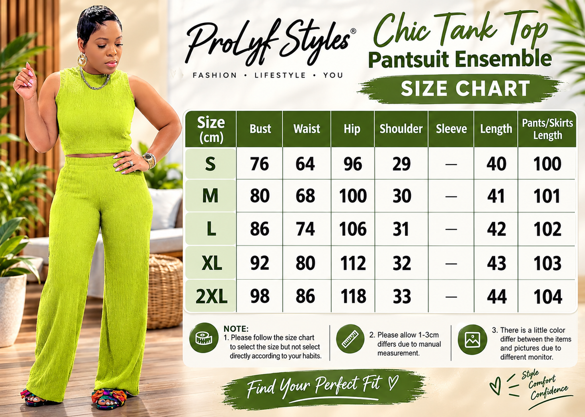 Chic Tank Top Pantsuit Ensemble