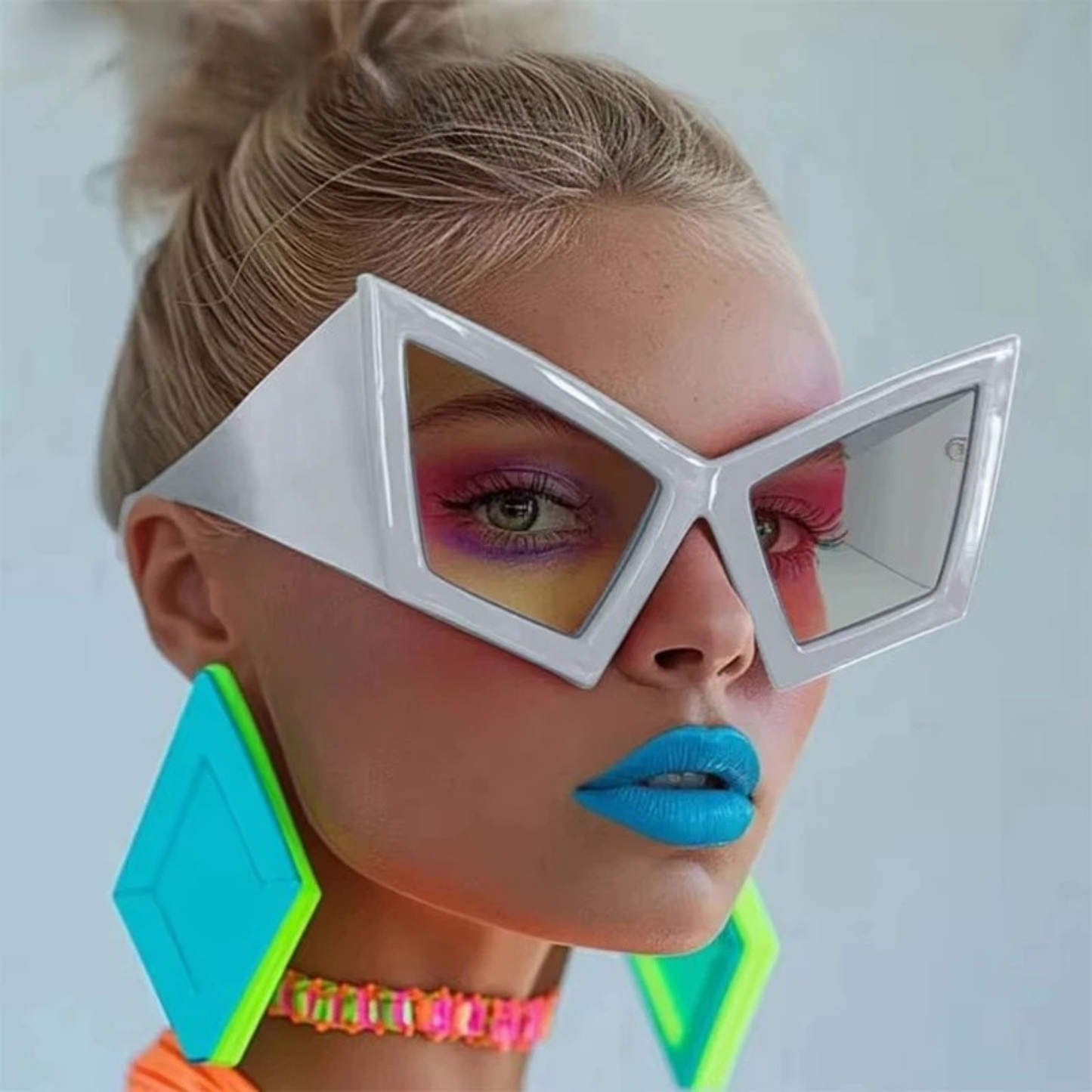 Futuristic Vision Shield Sunglasses
