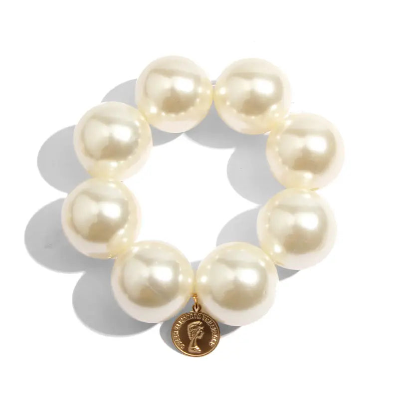 Chic Faux Pearl Statement Jewelry Set