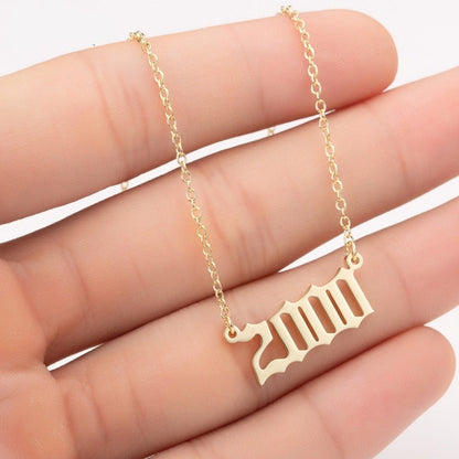 Women's Birth Year Pendant Necklace - ProLyf Styles