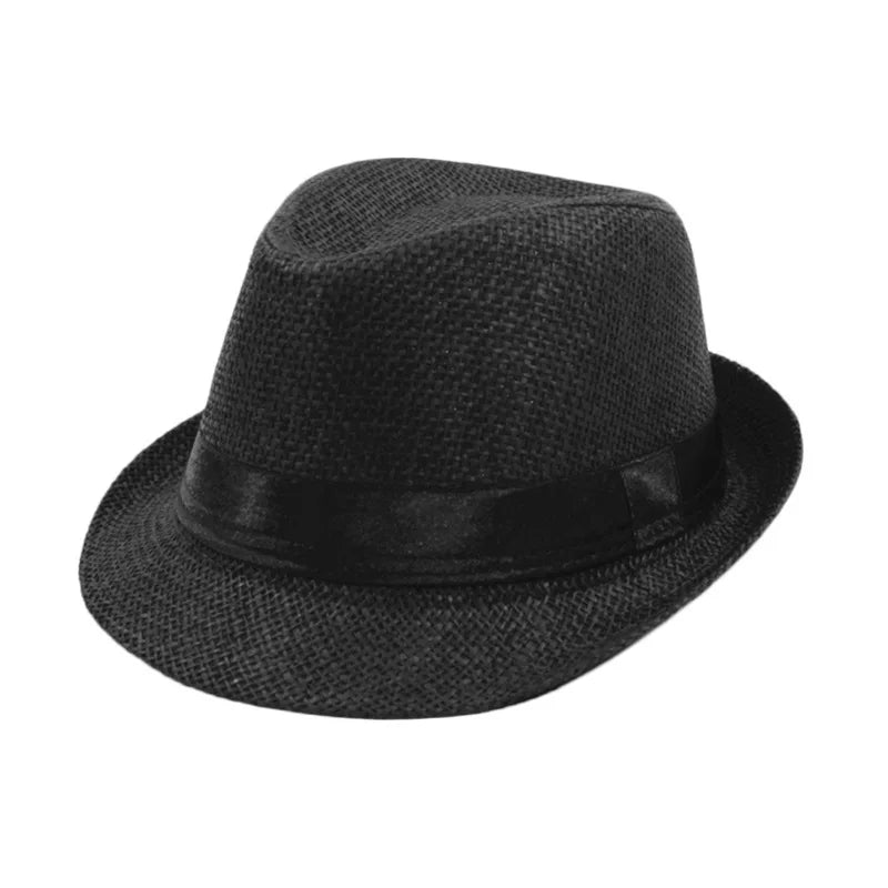 Classic Linen Fedora Hat