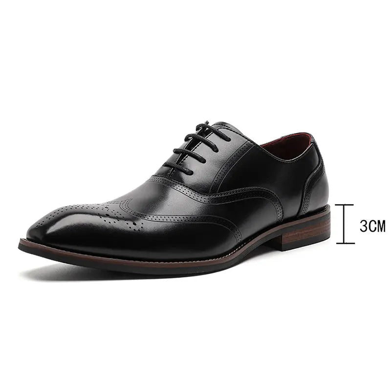 Elevate Dapper Leather Oxfords