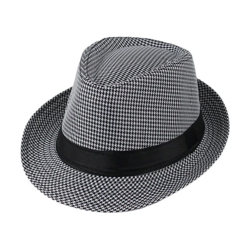 Classic Linen Fedora Hat