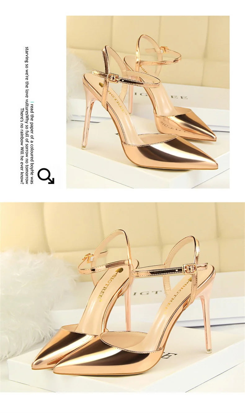 Pointed Toe Thin Heel Dress Shoes