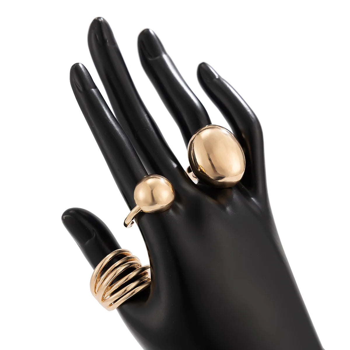 Punk Metal Statement Rings