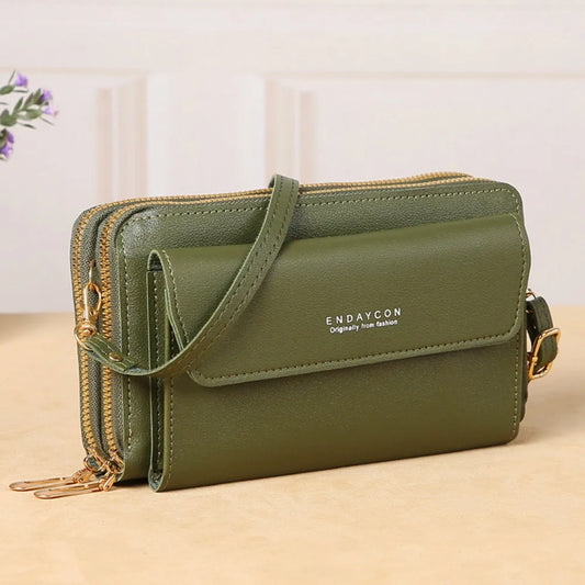 The Minimalist Multi-Compartment Crossbody Phone Wallet