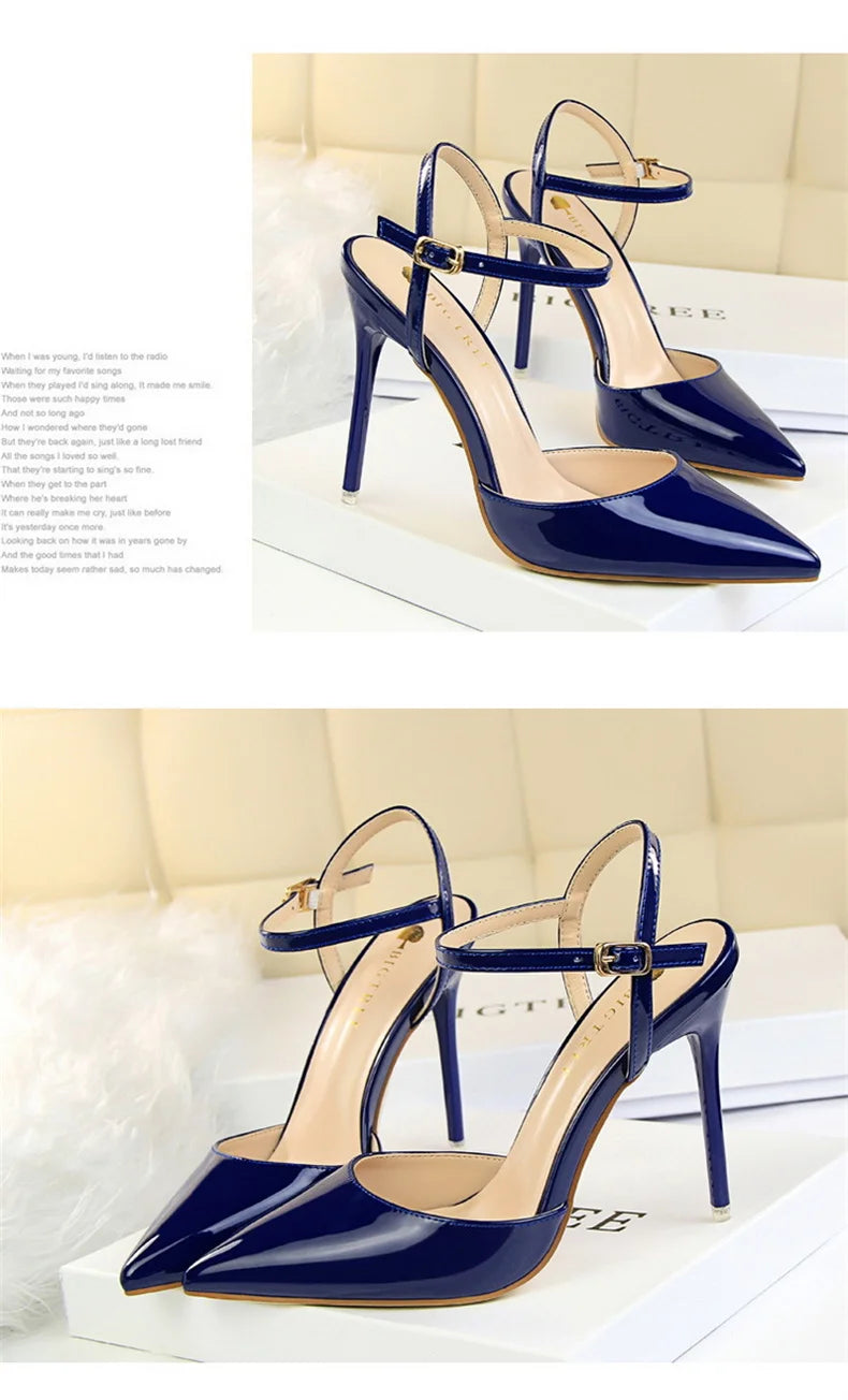 Pointed Toe Thin Heel Dress Shoes