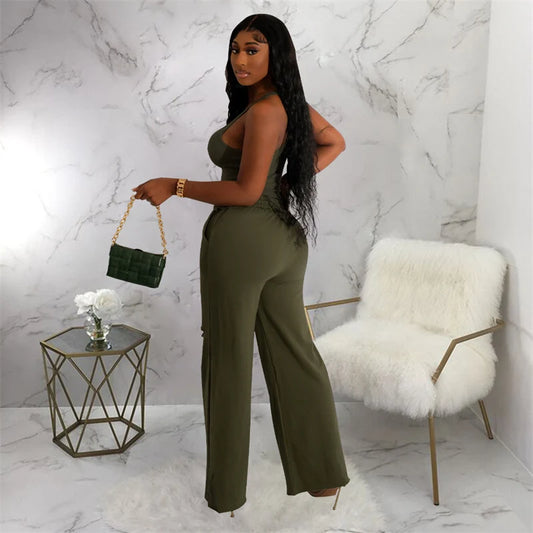 Casual Two Piece Wide Leg Set