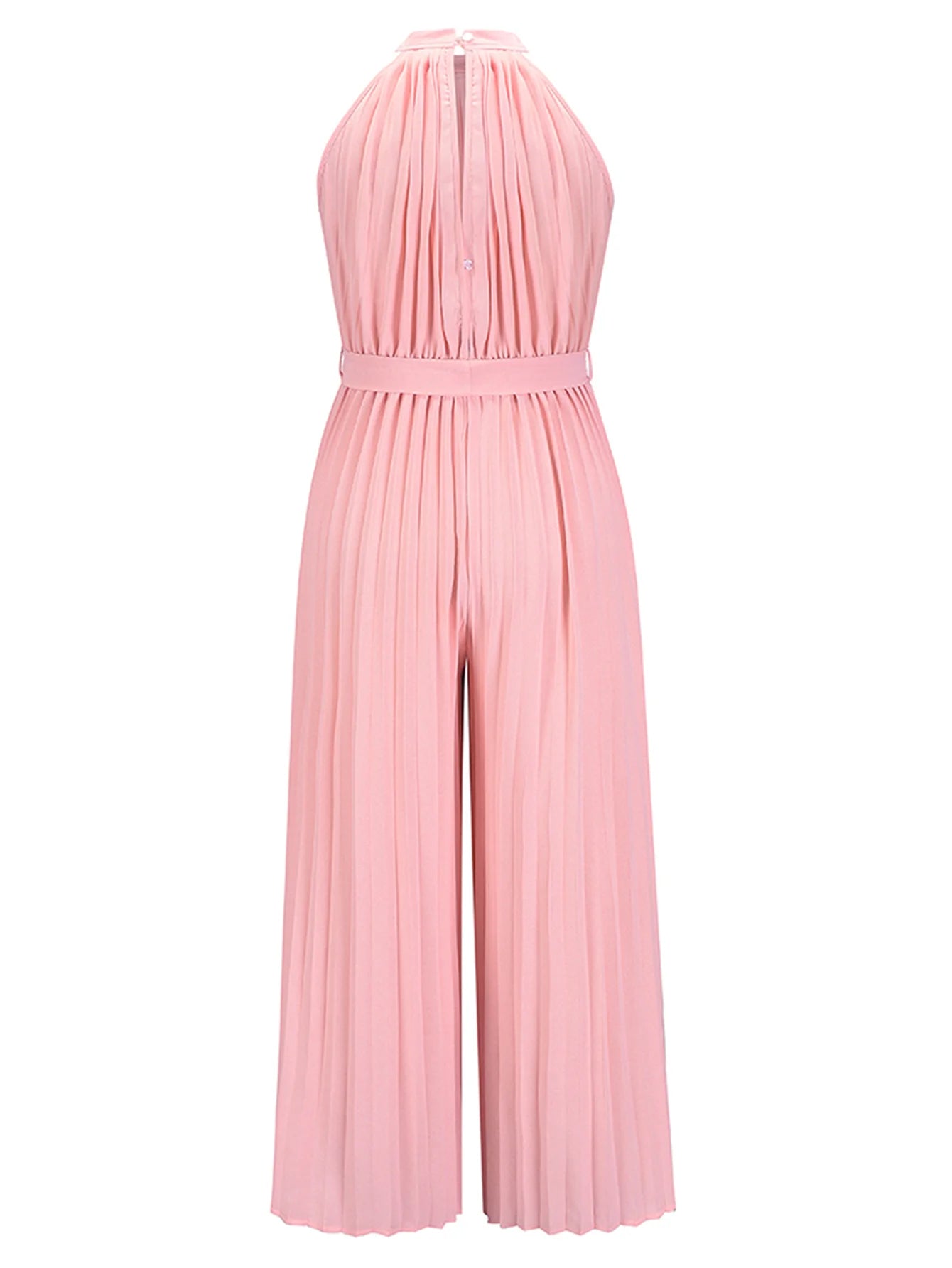 Stylish Halter Neck Wide-Leg Jumpsuit