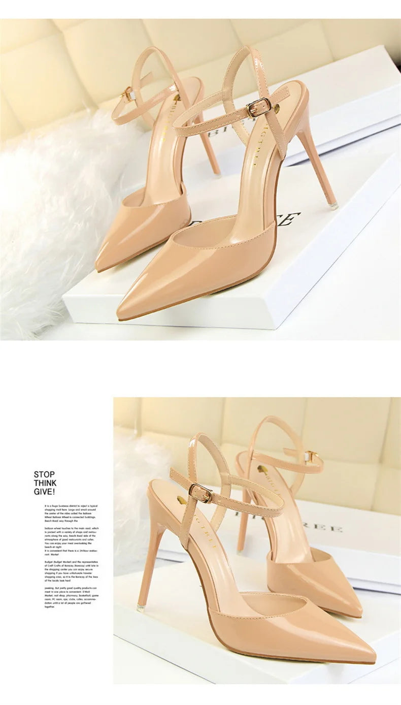 Pointed Toe Thin Heel Dress Shoes