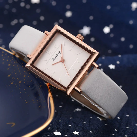 Square Fashion Luxury Ladies Watch