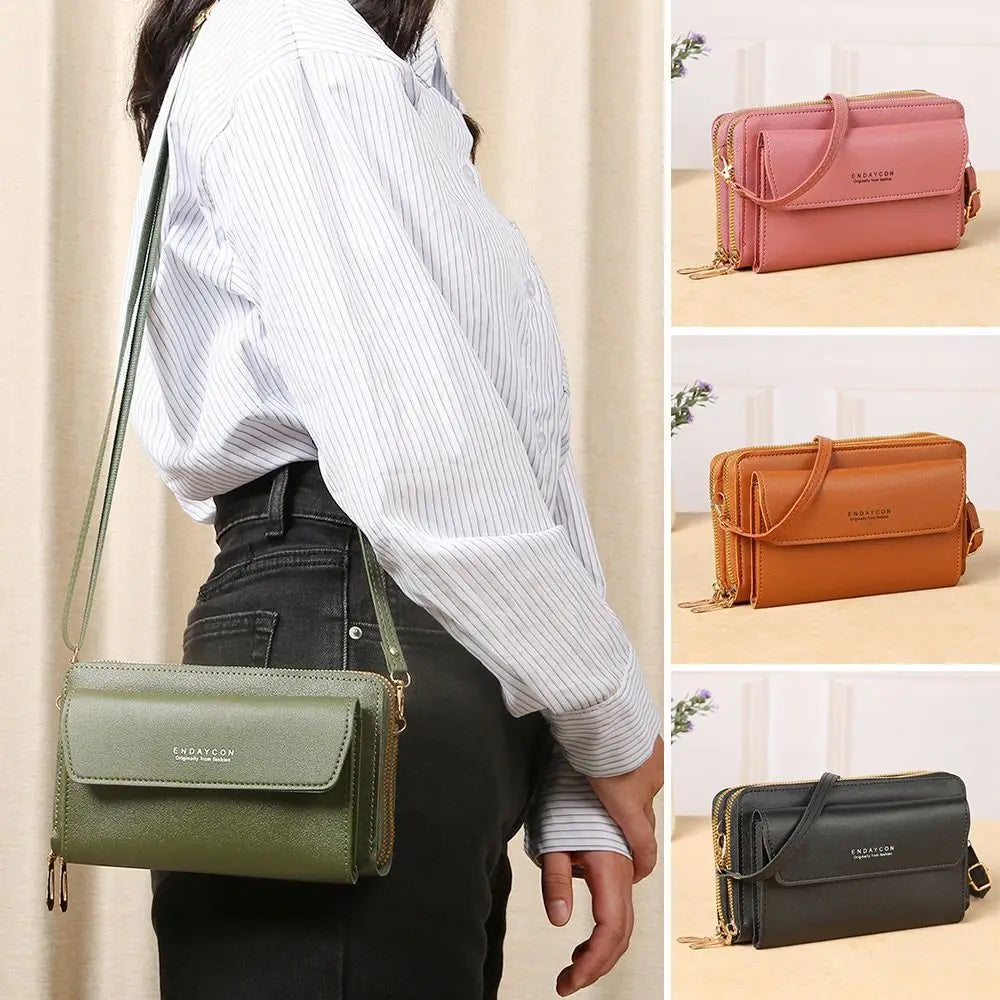 The Minimalist Multi-Compartment Crossbody Phone Wallet