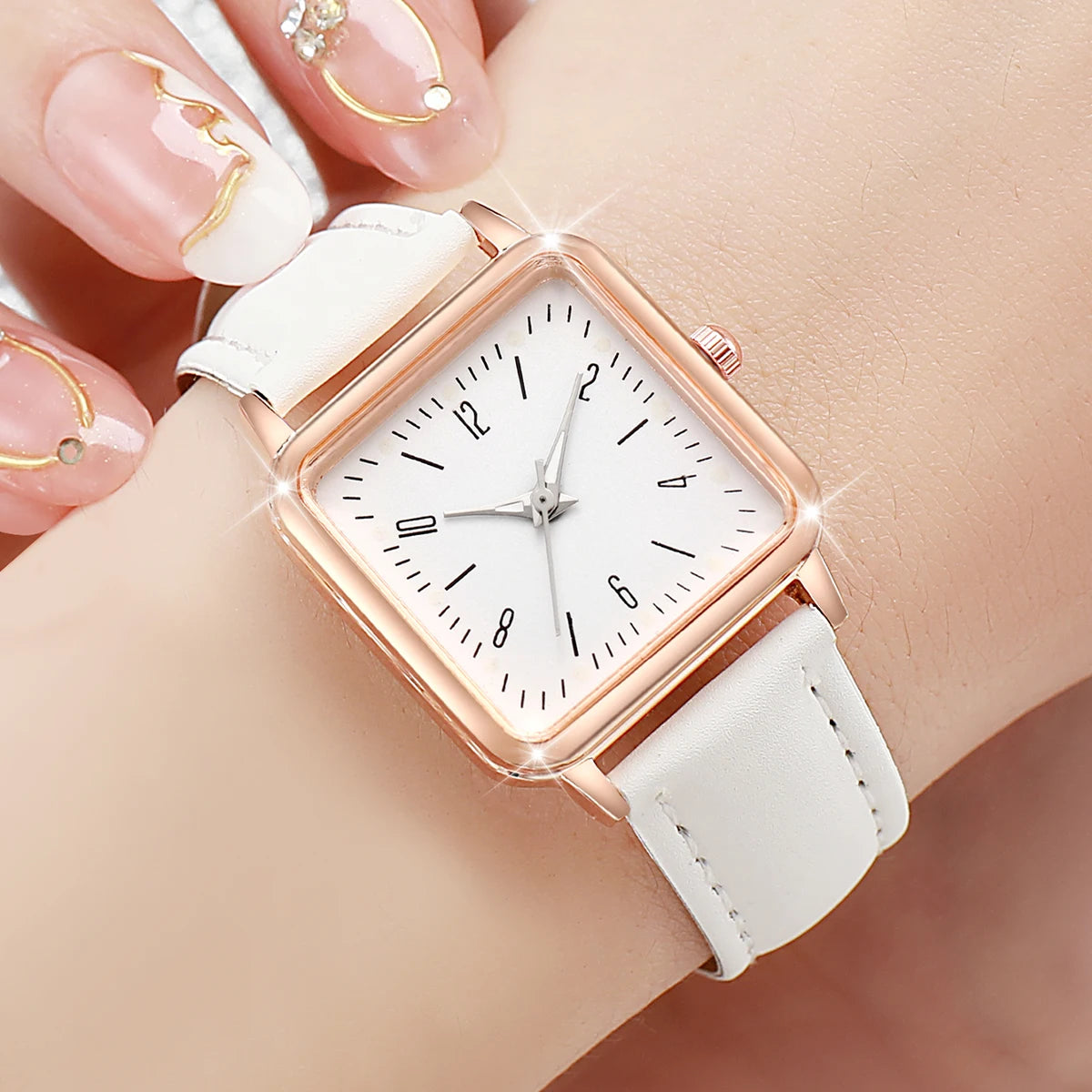 Square Fashion Luxury Ladies Watch