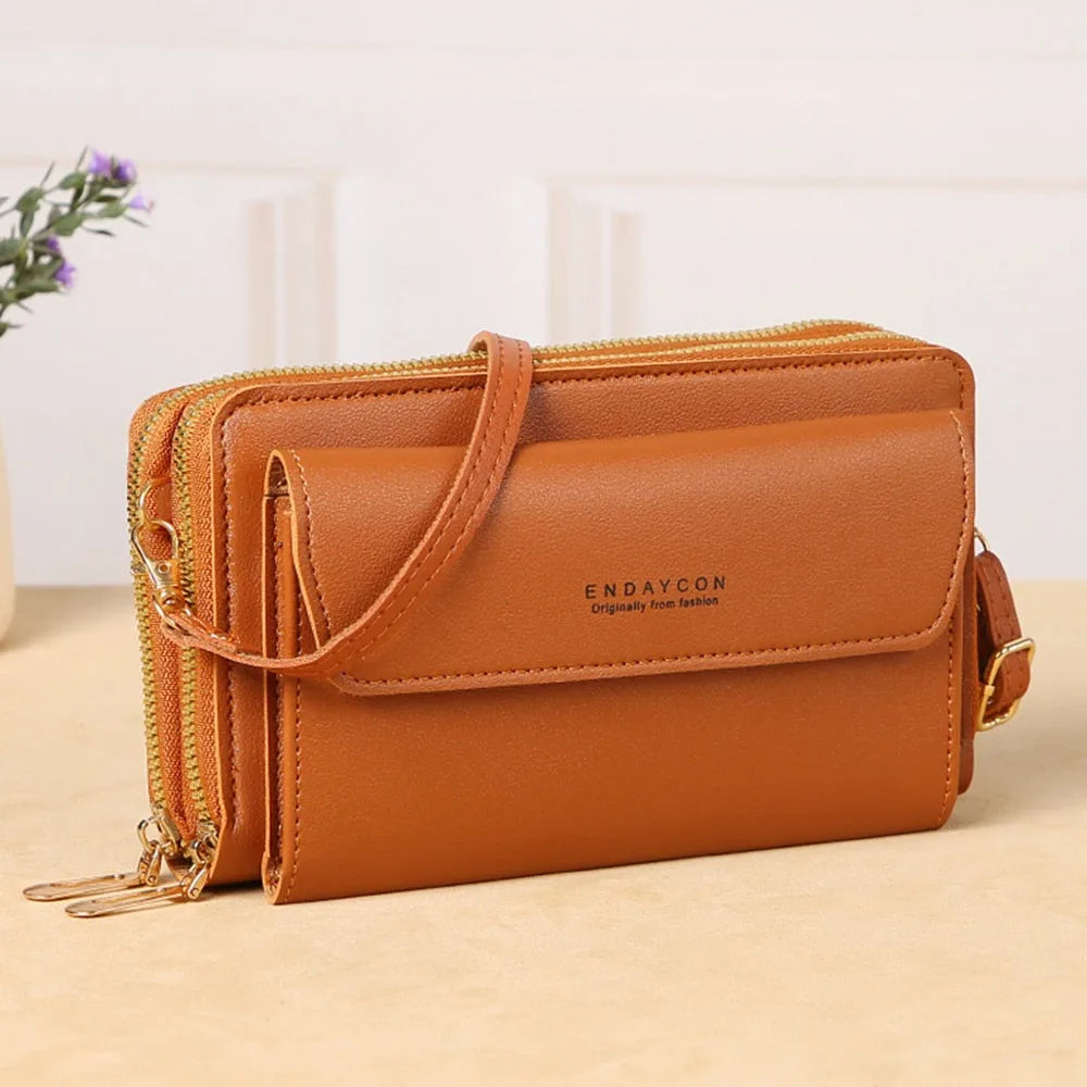 The Minimalist Multi-Compartment Crossbody Phone Wallet