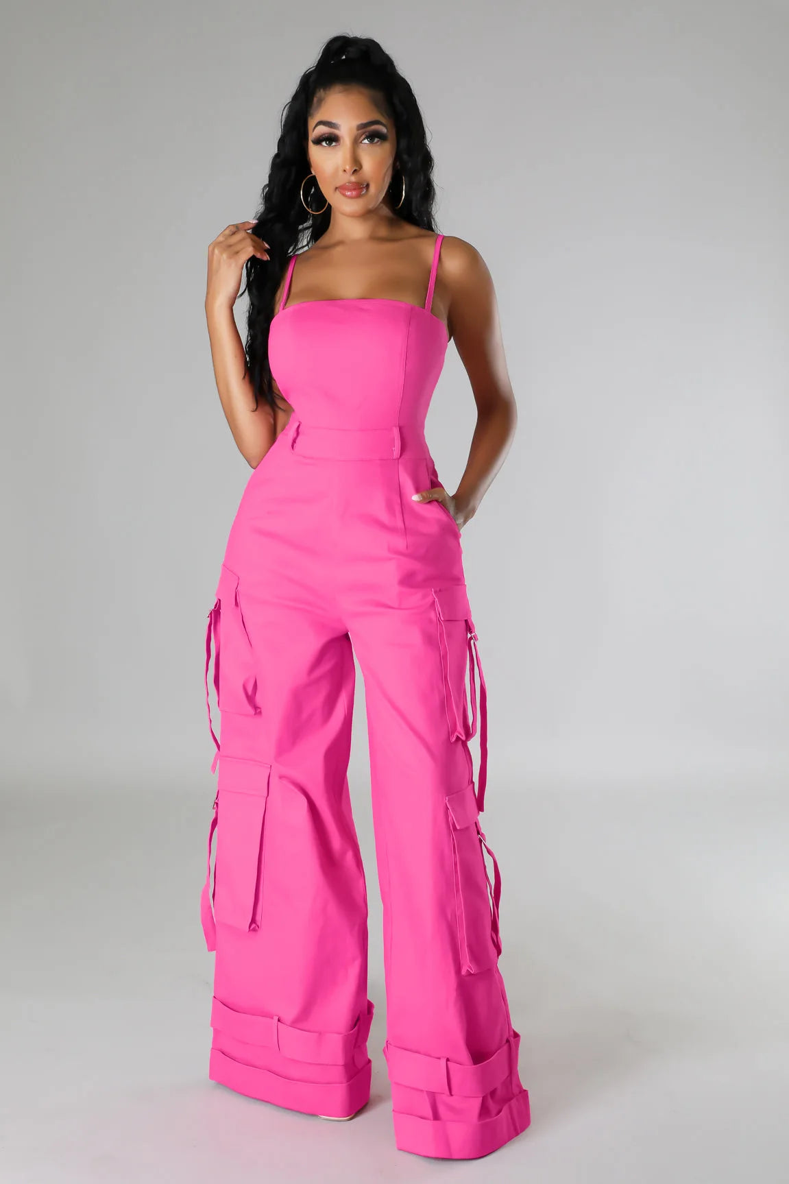 Elegant Mid Waist Jumpsuit