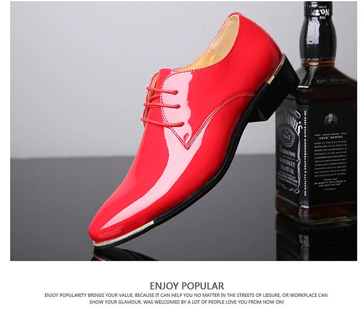 Men's Patent Leather Dress Shoes