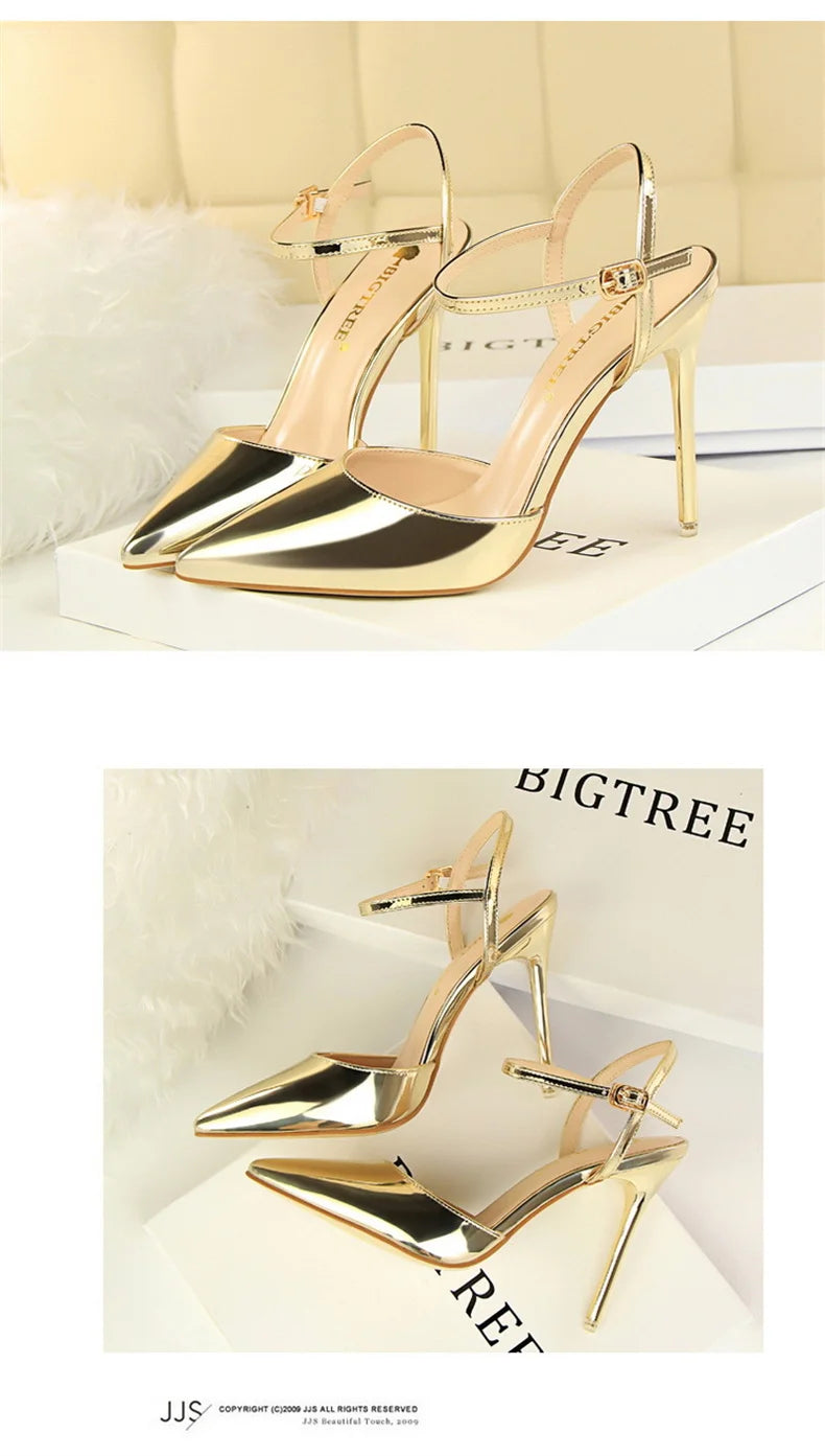 Pointed Toe Thin Heel Dress Shoes