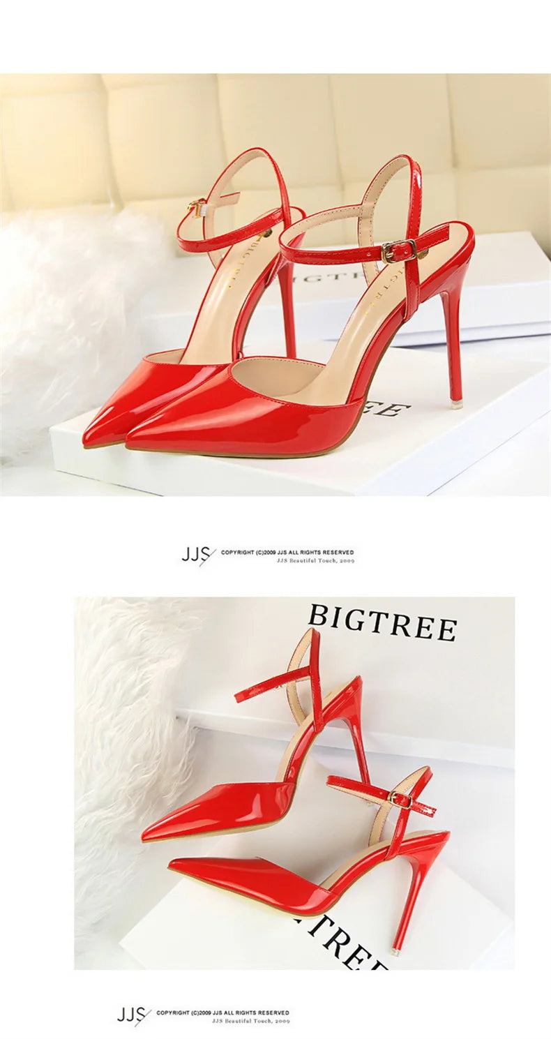 Pointed Toe Thin Heel Dress Shoes