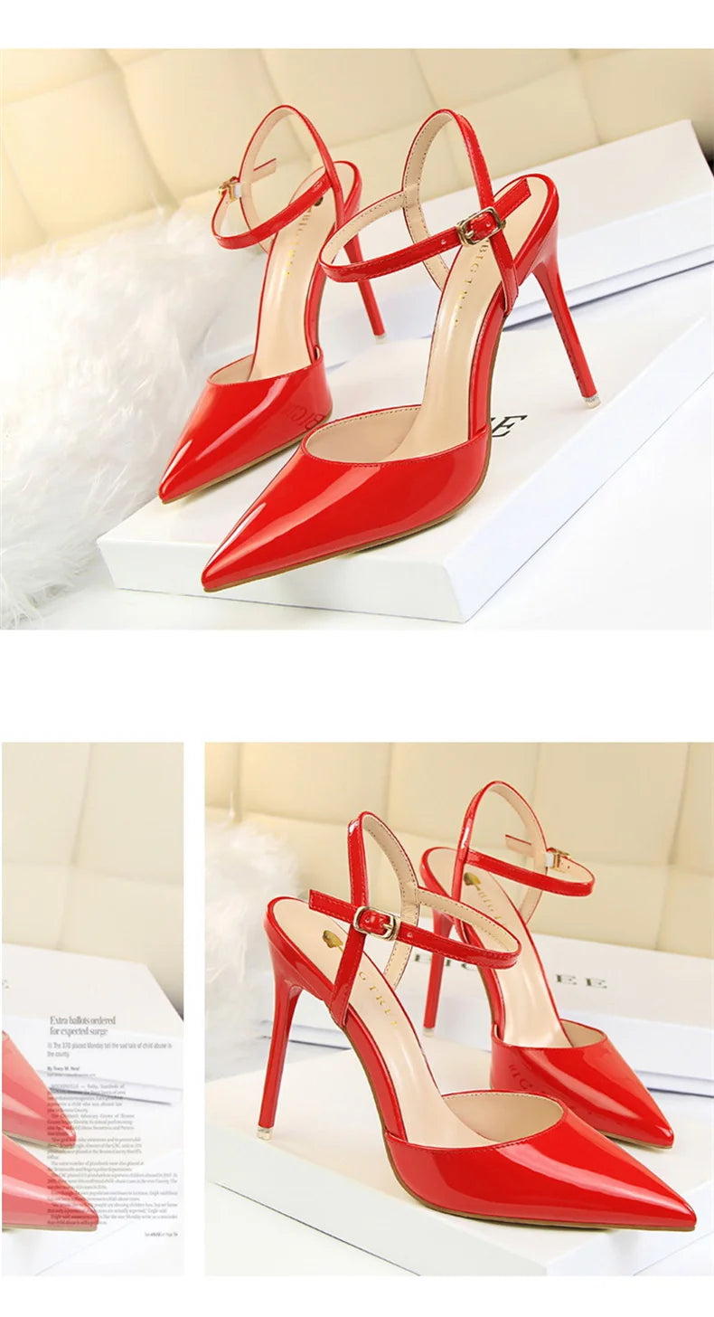 Pointed Toe Thin Heel Dress Shoes