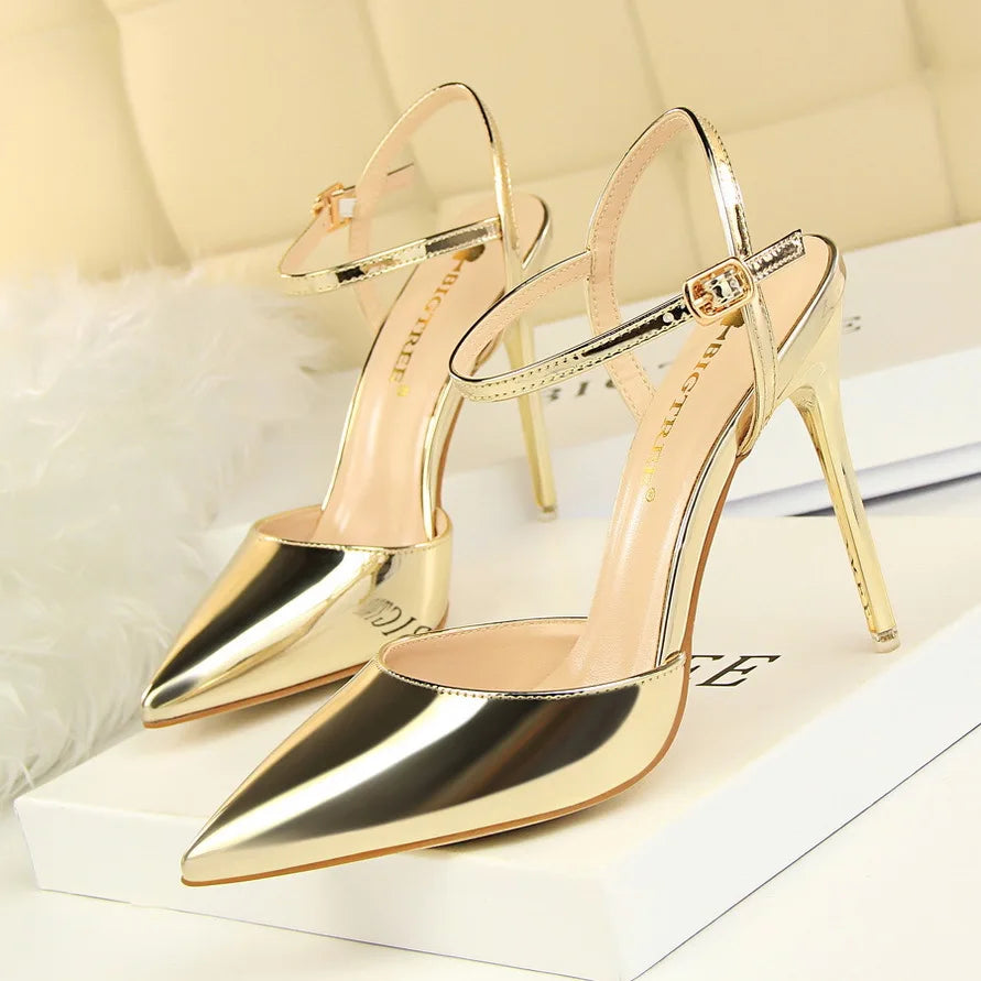 Pointed Toe Thin Heel Dress Shoes
