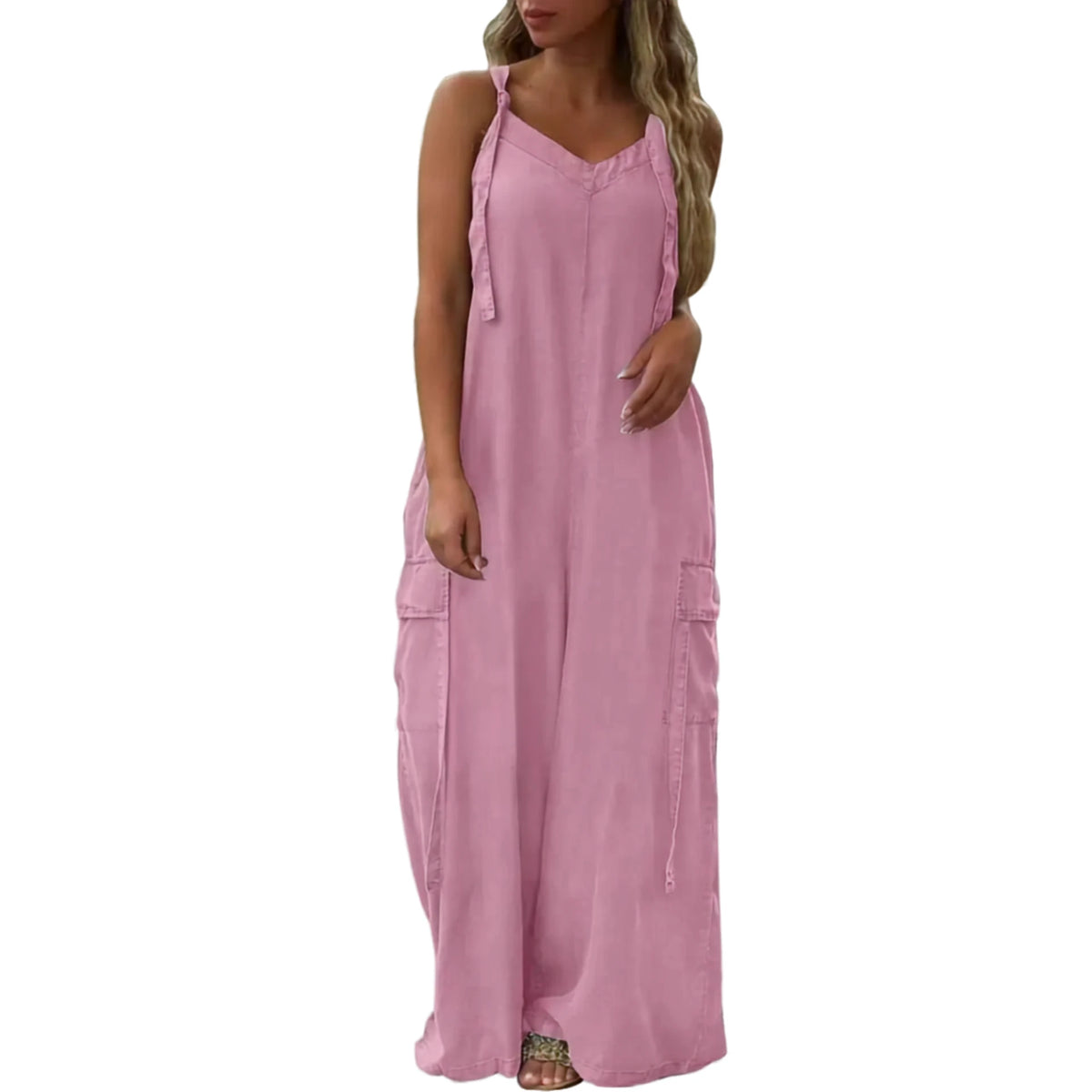 Boho Casual Wide Leg Jumpsuit
