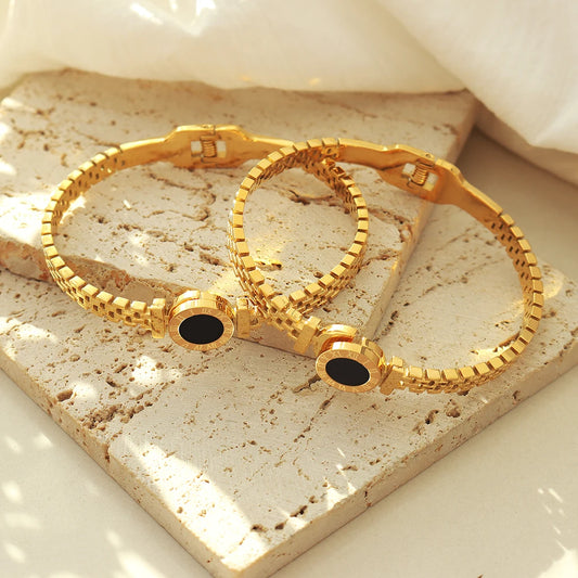 Roman Numeral Statement Bracelet