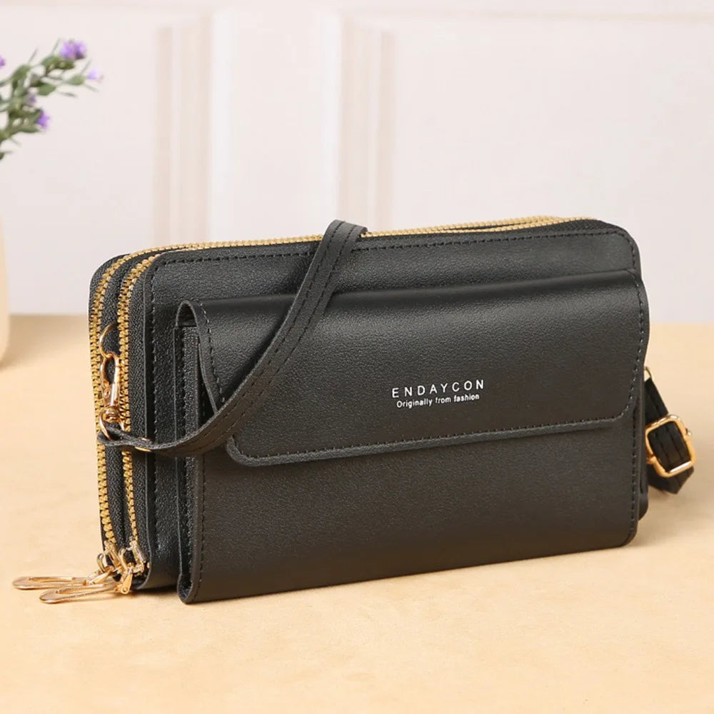 The Minimalist Multi-Compartment Crossbody Phone Wallet