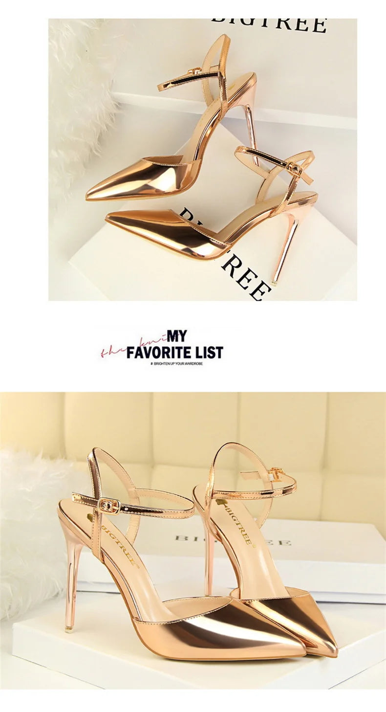 Pointed Toe Thin Heel Dress Shoes