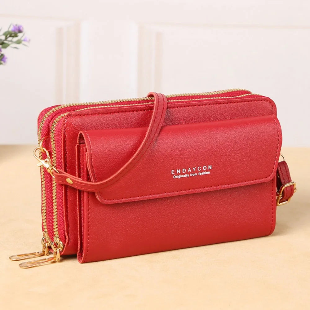The Minimalist Multi-Compartment Crossbody Phone Wallet