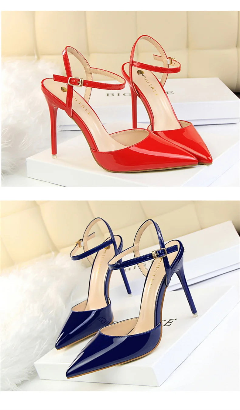 Pointed Toe Thin Heel Dress Shoes