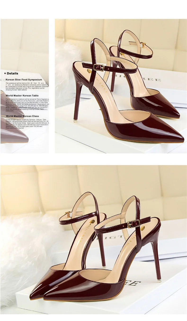 Pointed Toe Thin Heel Dress Shoes