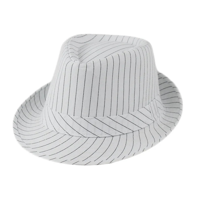 Classic Linen Fedora Hat
