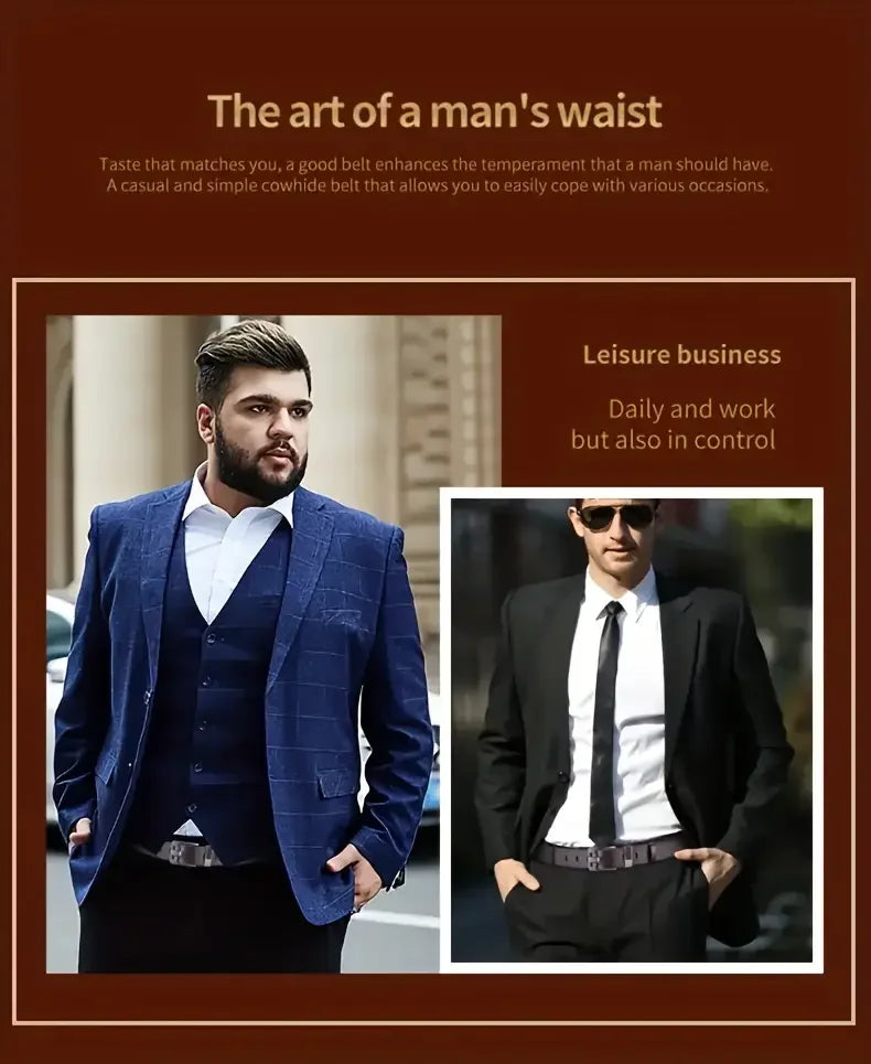 Luxury Leather Men's Belt