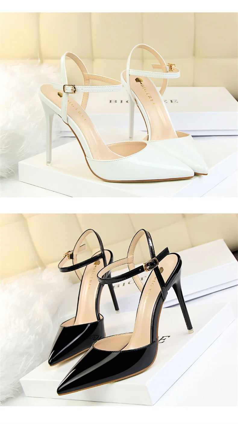 Pointed Toe Thin Heel Dress Shoes