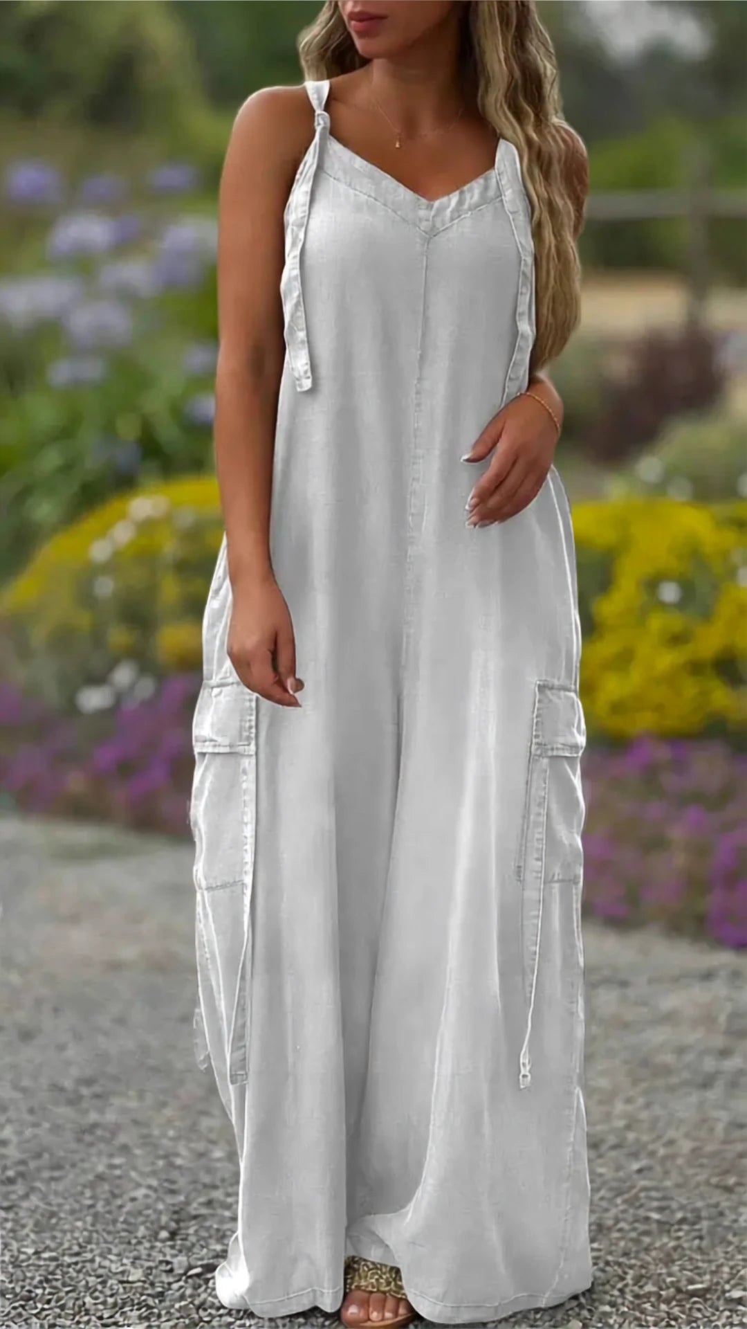 Boho Casual Wide Leg Jumpsuit