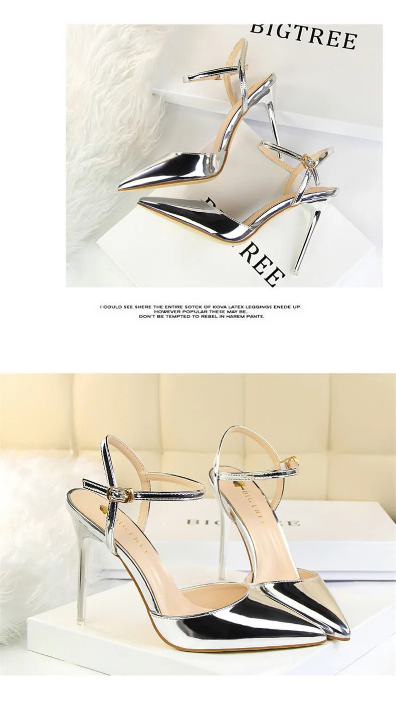 Pointed Toe Thin Heel Dress Shoes