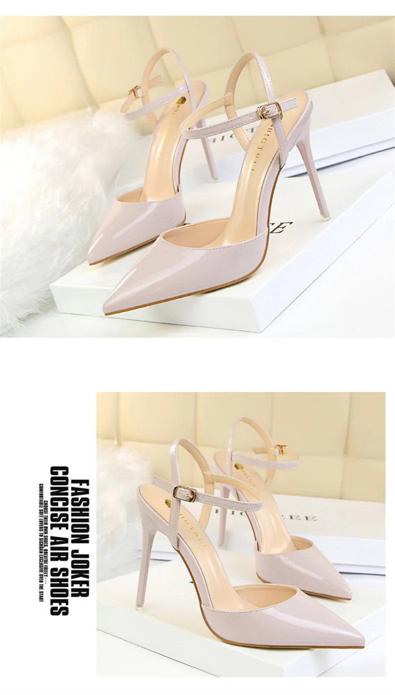 Pointed Toe Thin Heel Dress Shoes