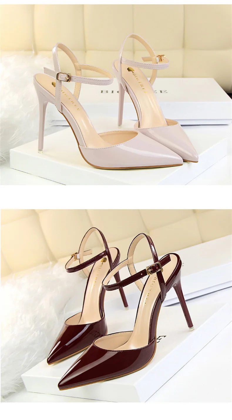 Pointed Toe Thin Heel Dress Shoes