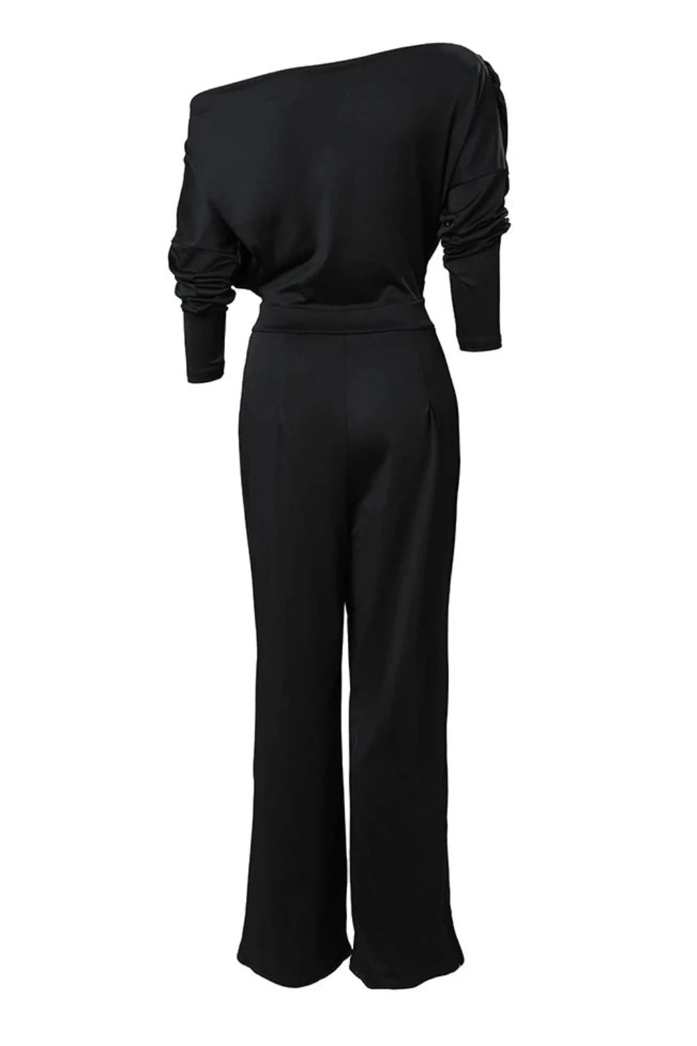 Wide Leg Off Shoulder Jumpsuit