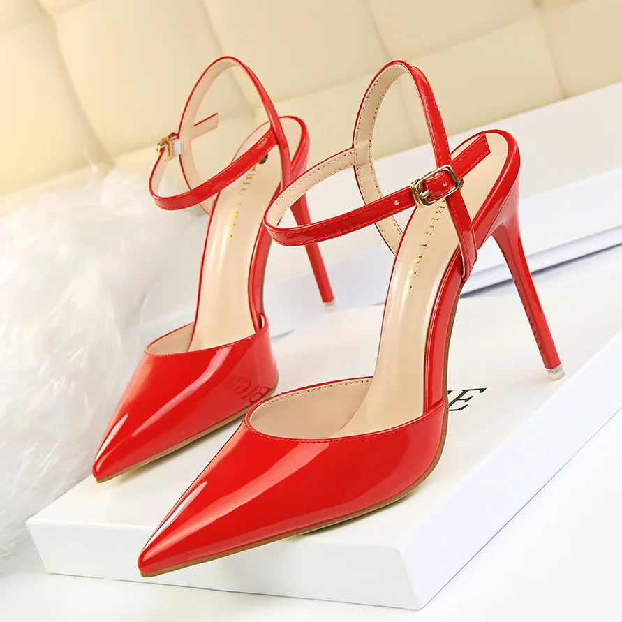 Pointed Toe Thin Heel Dress Shoes