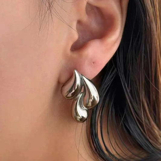 Water Droplet Dangle Earrings