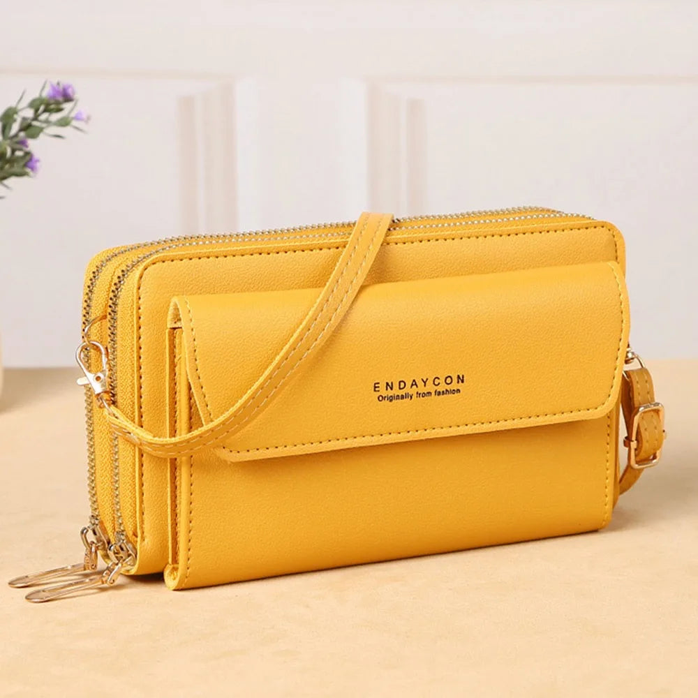 The Minimalist Multi-Compartment Crossbody Phone Wallet