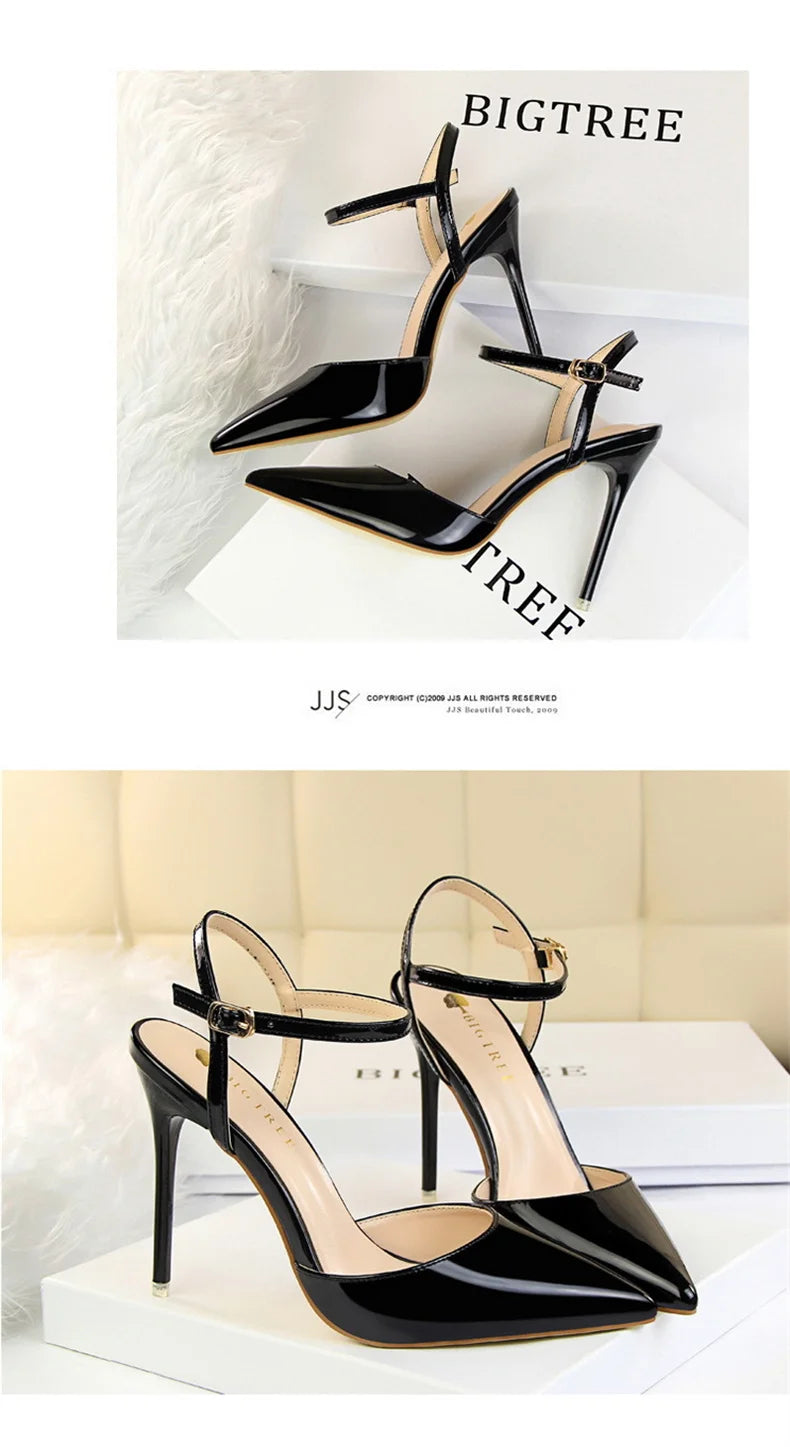 Pointed Toe Thin Heel Dress Shoes