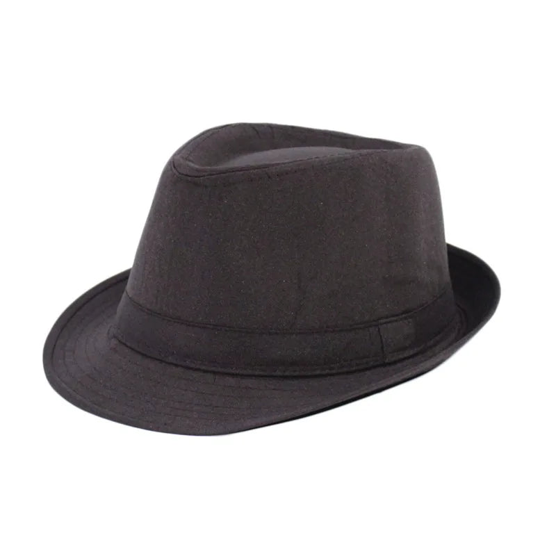 Classic Linen Fedora Hat