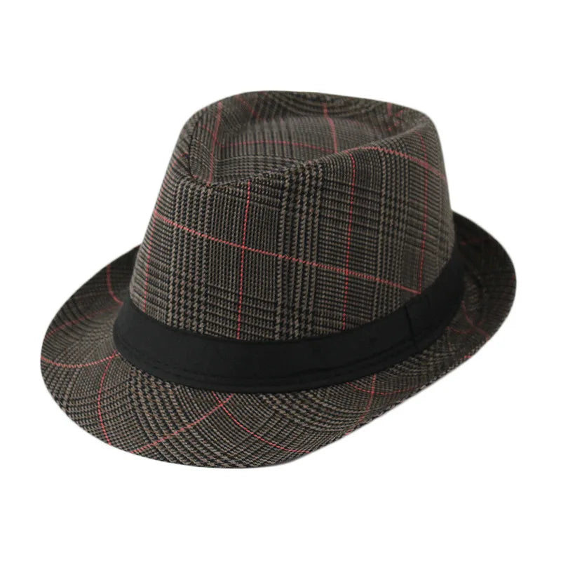 Classic Linen Fedora Hat