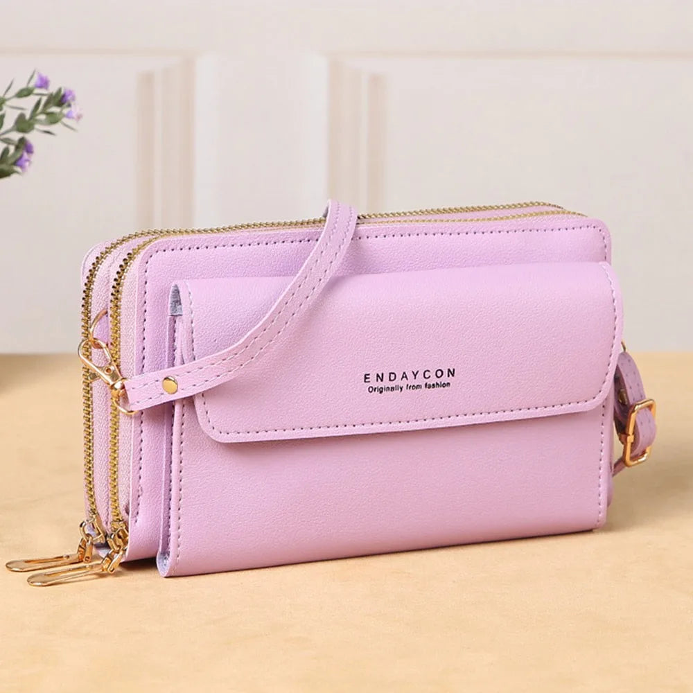 The Minimalist Multi-Compartment Crossbody Phone Wallet