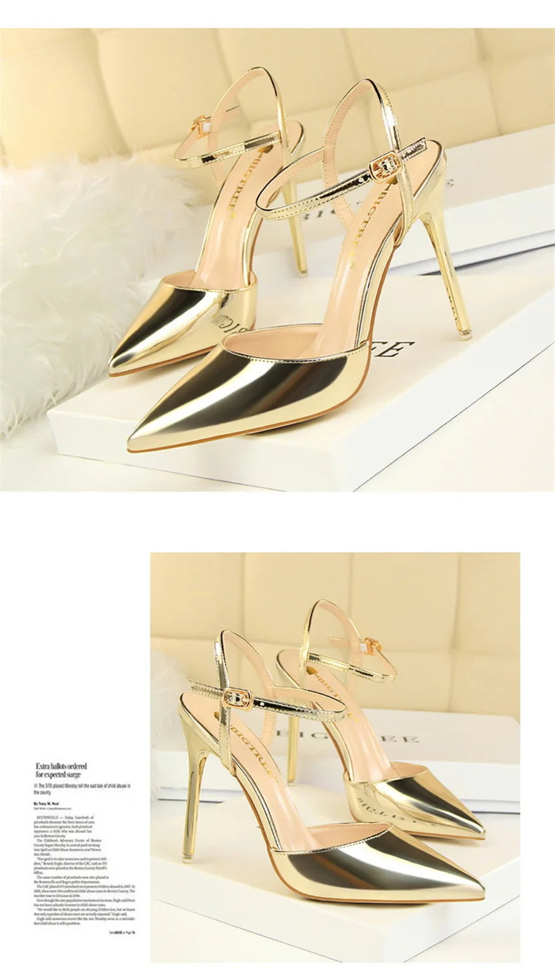 Pointed Toe Thin Heel Dress Shoes