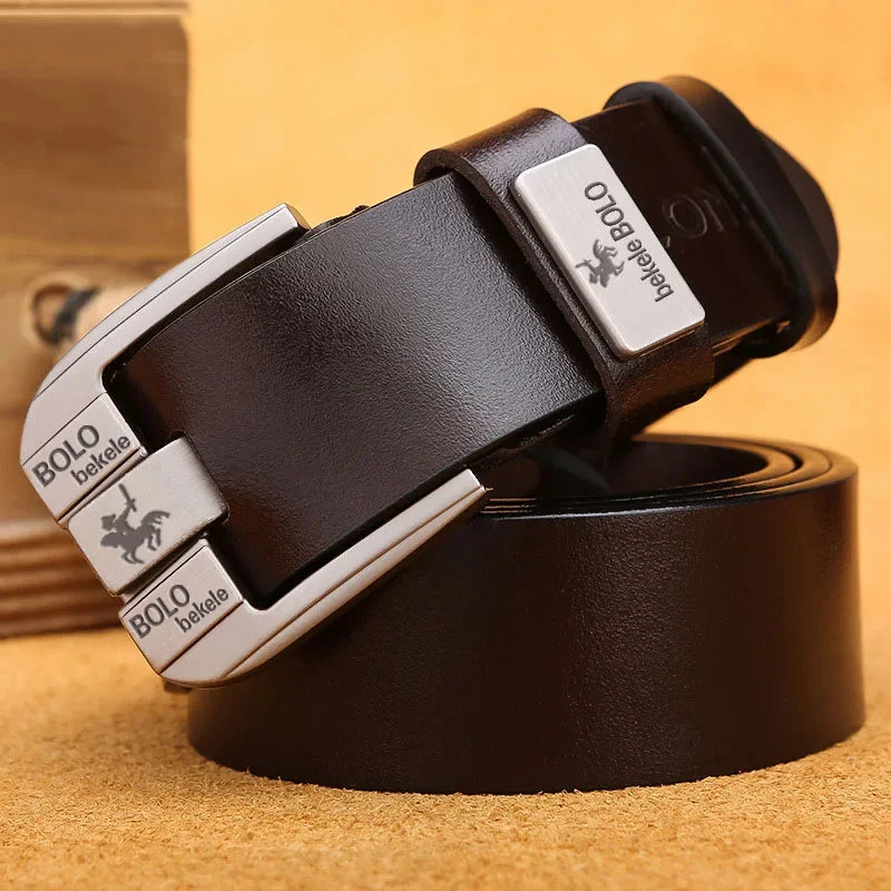 Luxury Cowhide Leather Men's Belt