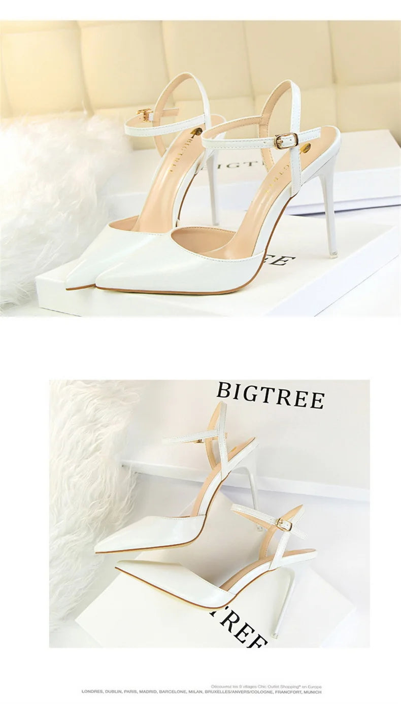Pointed Toe Thin Heel Dress Shoes