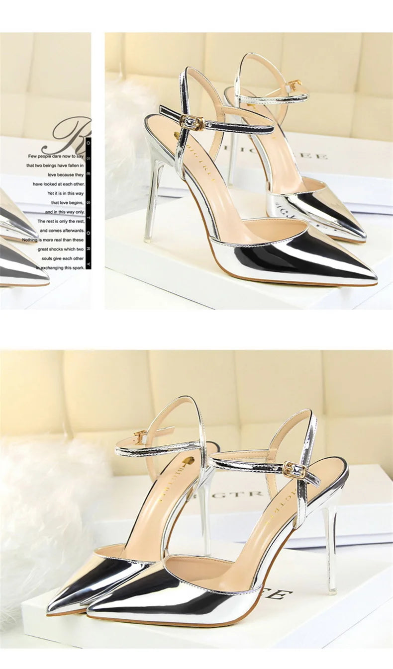 Pointed Toe Thin Heel Dress Shoes